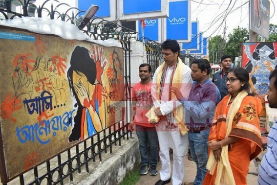 Tripura artists protest through Art Exhibition